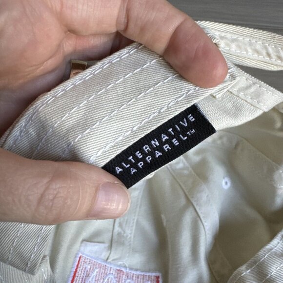 ICON Hat Cap By Alternative Apparel Adjustable Cotton Beige Tan Red Black - Picture 8 of 10